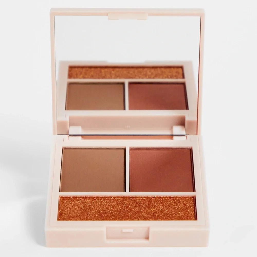 NEW Revolution London Contour Compact Mirror Compact Highlight Bronze Eyeshadow